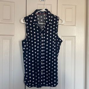 Chaps button up tank